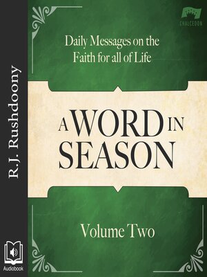 cover image of A Word in Season, Volume 2